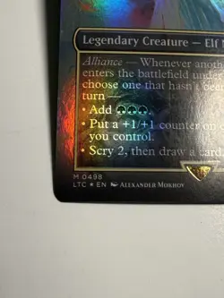 Galadriel, Light of Valinor (Borderless) -Foil Near Mint MTG LOTR mtg Card - Image 2