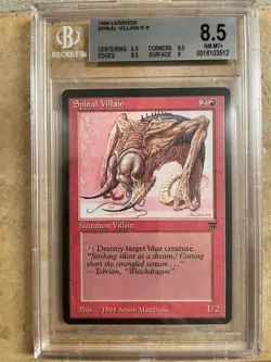 Magic: The Gathering - Spinal Villain - Legends - BGS Graded 8.5 NM-MT+! - Image 1
