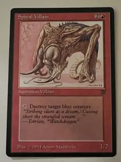 Magic the Gathering MTG Legends Spinal Villain NM- (Beta Bob) - Image 1