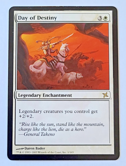 Magic MTG: Day of Destiny Betrayers of Kamigawa #1/165 Rare LP - Image 1