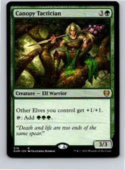 Magic the Gathering Canopy Tactician Kaldheim MTG Free Shipping! - Image 1