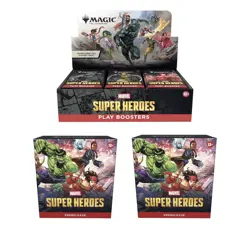 MTG Magic Marvel Super Heroes Play Booster Box - Factory Sealed + Pre Rel Kits - Image 1