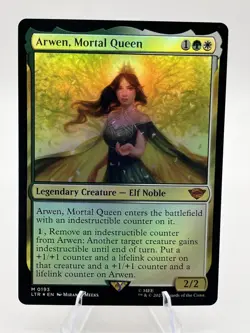 Arwen, Mortal Queen *Foil* - Lord of the Rings - MTG Magic the Gathering - NM - Image 1