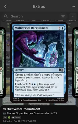 Multiversal Recruitment Commander: Marvel Super Heroes Regular - Image 1