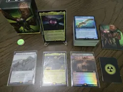 MTG Universes Beyond: Fallout Commander Deck Mutant Menace Pre Owned - Image 1