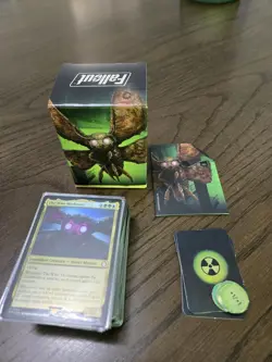 MTG Universes Beyond: Fallout Commander Deck Mutant Menace Pre Owned - Image 2