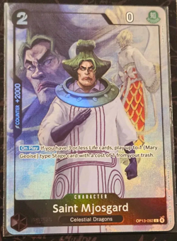 Saint Mjosgard Premium Card Collection Best Selection Vol 6 OP13-092 One Piece - Image 1