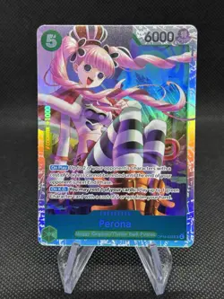 One Piece TCG - The Azure Sea's Seven - Perona OP14-033 SR - NM Foil - Image 1