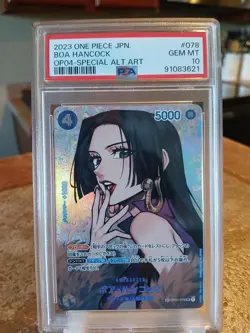 One Piece TCG Boa Hancock PSA 10 SP OP04 Boa Lisa Kingdoms Intrigue (US Seller) - Image 1