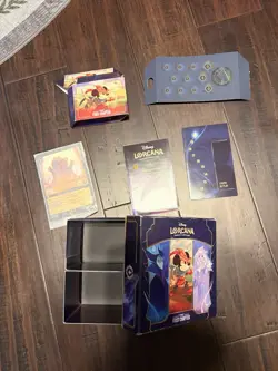 Disney Lorcana TCG "The First Chapter" Trove Box With Accessories No Packs - Image 1