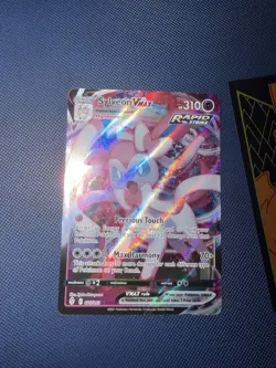 Pokemon Sylveon VMAX Holo Ultra Rare Card Evolving Skies 075/203 NM Condition - Image 2
