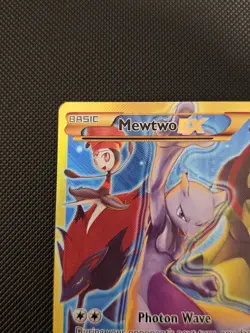 Mewtwo EX 163/162 Breakthrough Pokemon XY SECRET RARE Holo Full Art Card LP - Image 4
