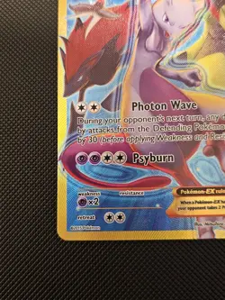 Mewtwo EX 163/162 Breakthrough Pokemon XY SECRET RARE Holo Full Art Card LP - Image 5