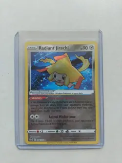 Radiant Jirachi 120/195 SWSH12 Silver Tempest Holofoil Radiant Rare Pokemon NM - Image 1