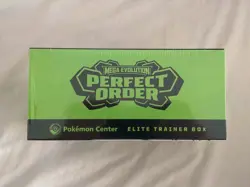 Mega Evolution Perfect Order Pokemon Center Elite Trainer Box ETB New & Sealed - Image 3