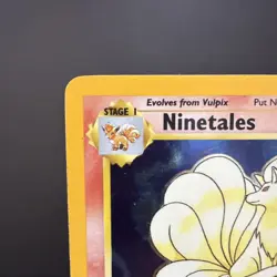Vintage Pokemon Ninetales Base Set 12/102 Holo LP/NM - Image 5