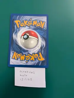 Ninetales Holo 12/102 1999 WOTC Base Set Pokemon TCG LP - Image 3