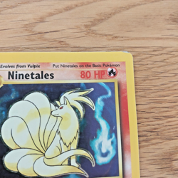 Pokemon Ninetales Base Set Unlimited Holo Rare Card 12/102 LP Excellent - Image 4