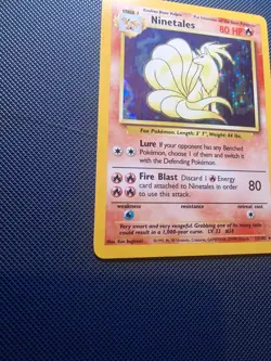 Pokemon TCG Ninetales Base Set Holo vintage Rare 12/102 NM/LP - Image 3