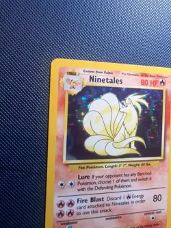 Pokemon TCG Ninetales Base Set Holo vintage Rare 12/102 NM/LP - Image 4