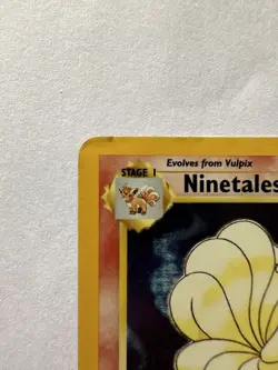 Pokemon TCG Ninetales Base Set Holo Unlimited Rare Card 12/102 LP - Image 2