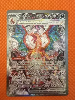 Charizard EX 223/197 Obsidian Flames Special Illustration Rare Pokemon TCG NM - Image 1