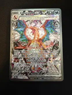 Pokemon TCG Charizard Ex 223/197 SIR Obsidian Flames - English (NM) - Image 1