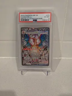 Pokemon TCG Charizard ex Sv03: Obsidian Flames 223/197 PSA 6 - Image 1