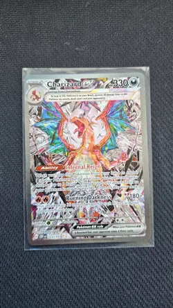 Pokemon TCG Charizard ex: Obsidian Flames 223/197 Holo Special Illustration Rare - Image 1