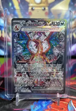 Pokemon TCG Charizard ex 223/197 Obsidian Flames SIR English NM/Mint - Image 1
