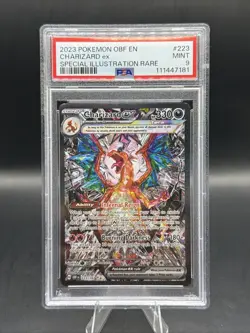 Pokemon TCG Charizard EX Obsidian Flames Special Illustration Card 223/197 PSA 9 - Image 1