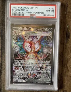 Pokemon TCG Obsidian Flames Charizard EX Card 223/197 Ace 9 - Image 1