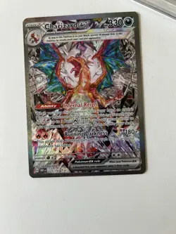 Pokemon TCG Obsidian Flames Charizard EX Card 223/197 Ace 9 - Image 3
