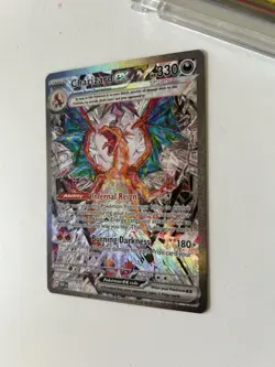 Pokemon TCG Obsidian Flames Charizard EX Card 223/197 Ace 9 - Image 4