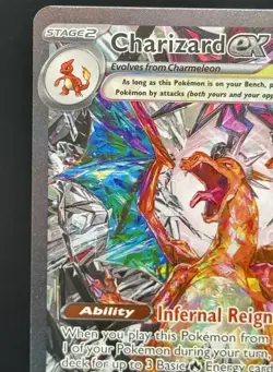 Pokemon TCG Charizard ex Tera 223/197 Obsidian Flames SIR Holo 330HP ENG - Image 2