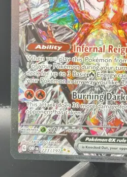 Pokemon TCG Charizard ex Tera 223/197 Obsidian Flames SIR Holo 330HP ENG - Image 4