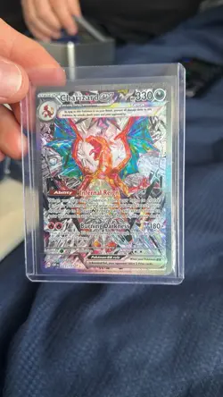 Pokemon TCG Charizard ex 223/197 SV03 Obsidian Flames SIR Full Art Foil 330HP - Image 1