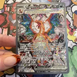 Pokemon TCG Charizard EX Card Obsidian Flames 223/197 Pack Fresh NM Condition - Image 1