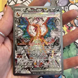 Pokemon TCG Charizard EX Card Obsidian Flames 223/197 Pack Fresh NM Condition - Image 4