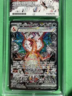 Pokemon TCG - ACE 9 Charizard ex 223/197 Obsidian Flames SIR Ultra Rare MINT - Image 1