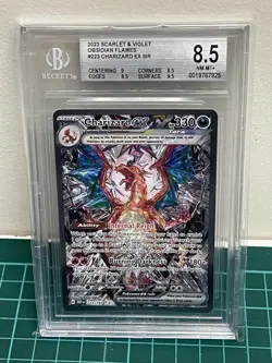 Pokemon TCG Charizard ex Obsidian Flames 223/197 Holo SIR BGS 8.5 NM-MT+ - Image 1