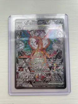 Pokemon TCG Charizard EX Card Obsidian Flames SIR NM 223/197 - Image 1