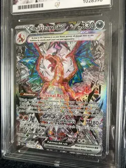 Pokemon TCG Ace 9 Charizard EX Card 223/197 Obsidian Flames Mint Condition - Image 2