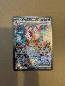 Pokemon TCG Charizard EX 223/197 Obsidian Flames Card - Image 1