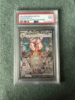 PSA 9 Charizard ex 223/197 Obsidian Flames SIR Ultra Rare Pokemon TCG MINT - Image 1