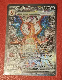 Pokemon TCG Charizard ex 223/197 Obsidian Flames SIR Full Art Holo Foil - Image 3