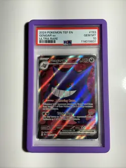 GENGAR 2024 TEMPORAL FORCES 193/162 EX ULTRA RARE PSA 10 POKEMON Gem Mint - Image 1