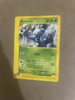 Heracross 64/144 Skyridge Regular Pokemon Card Single Pokemon WOTC - Image 1