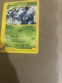 Heracross 64/144 Skyridge Regular Pokemon Card Single Pokemon WOTC - Image 3