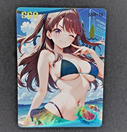 Chizuru Ichinose Quiet Time Goddess Story Waifu Trading Card SSR - Image 1